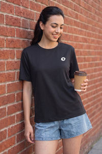 Zivame Knit Poly Loungewear Top - Black Beauty — thumbnail 1